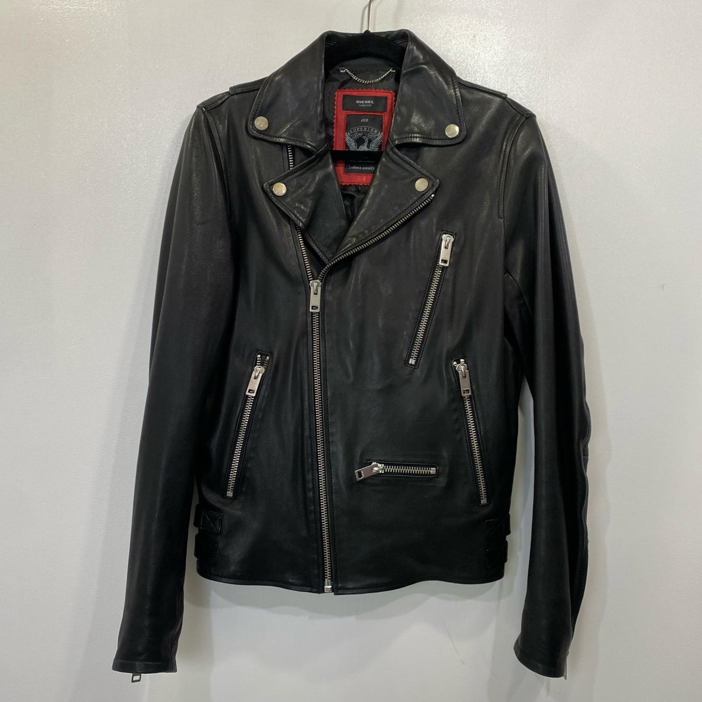 DIESEL | ディーゼル TIMELESS COLLECTION レザー ブラック サイズ：L