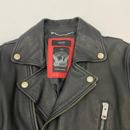 DIESEL | ディーゼル TIMELESS COLLECTION レザー ブラック サイズ：L