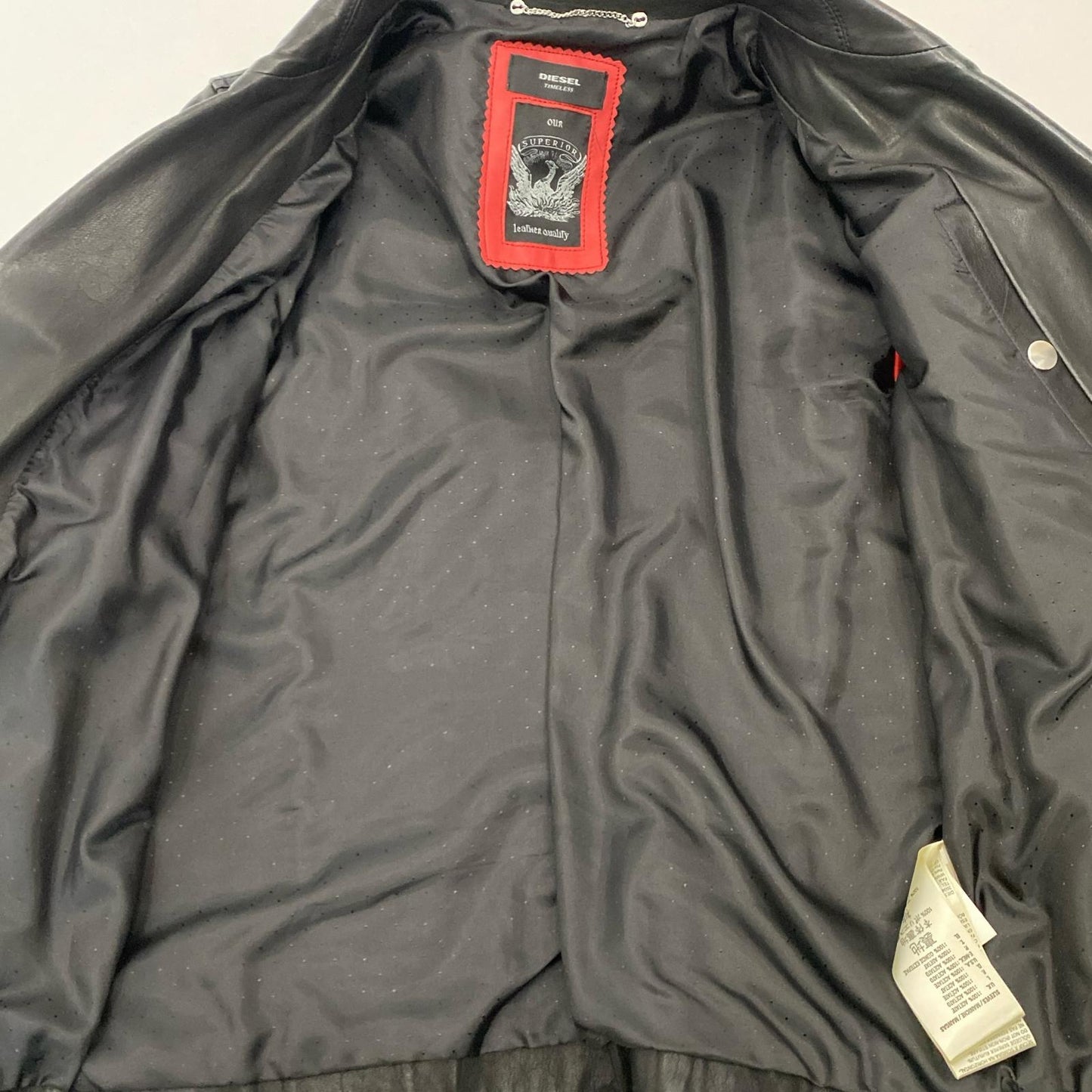 DIESEL | ディーゼル TIMELESS COLLECTION レザー ブラック サイズ：L