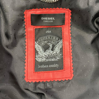 DIESEL | ディーゼル TIMELESS COLLECTION レザー ブラック サイズ：L