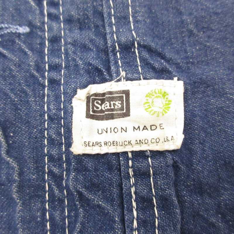 sears | Sears coveralls, 60s, indigo, size: 38