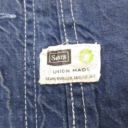sears | Sears coveralls, 60s, indigo, size: 38