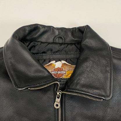 HARLEY-DAVIDSON | ハーレーダビットソン レザー レザージャケット ブラック サイズ：XL【姫路東店】