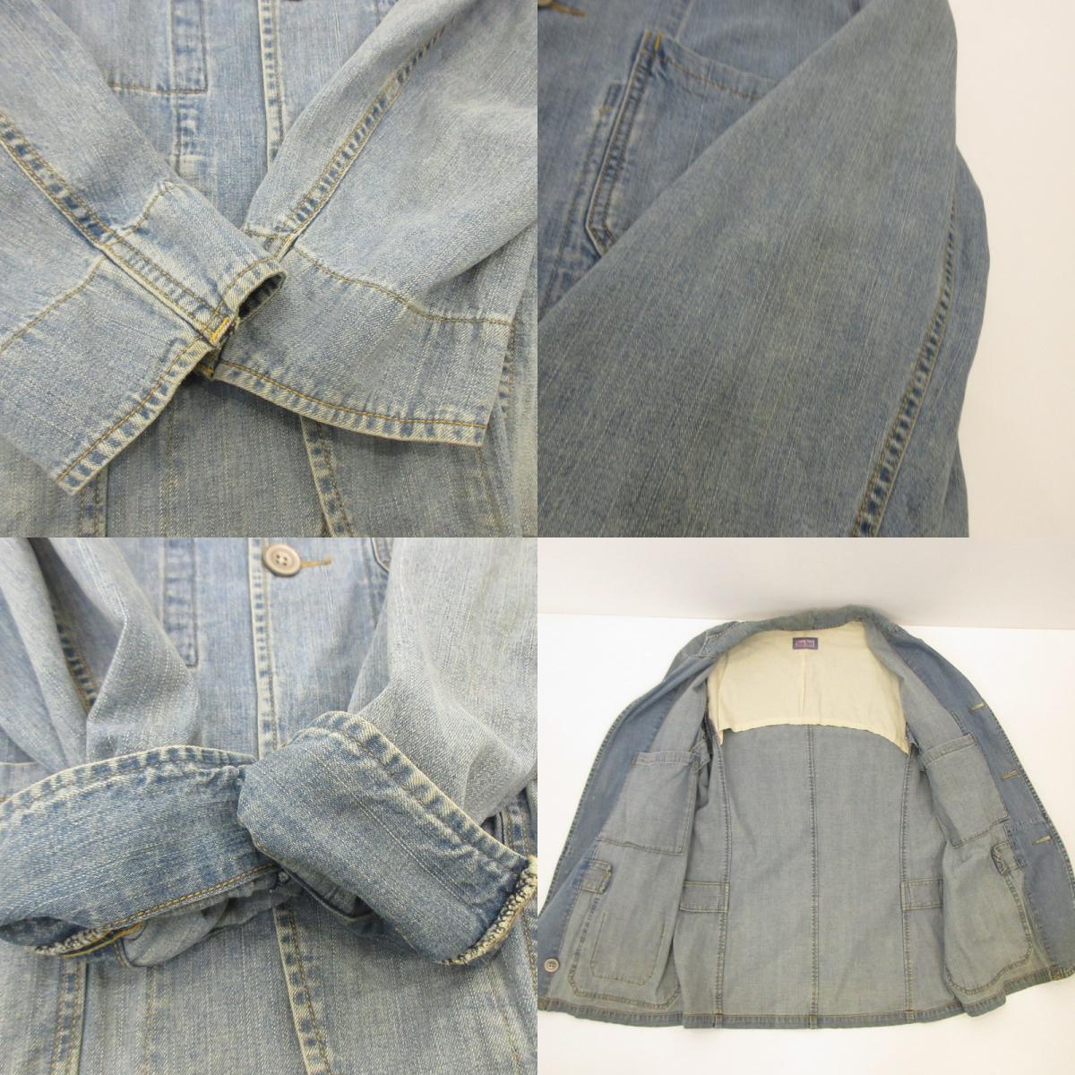 BLUE BLUE | BLUE BLUE Denim Coverall Coverall N-587 Blue Size: L