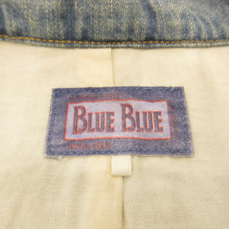 BLUE BLUE | BLUE BLUE Denim Coverall Coverall N-587 Blue Size: L