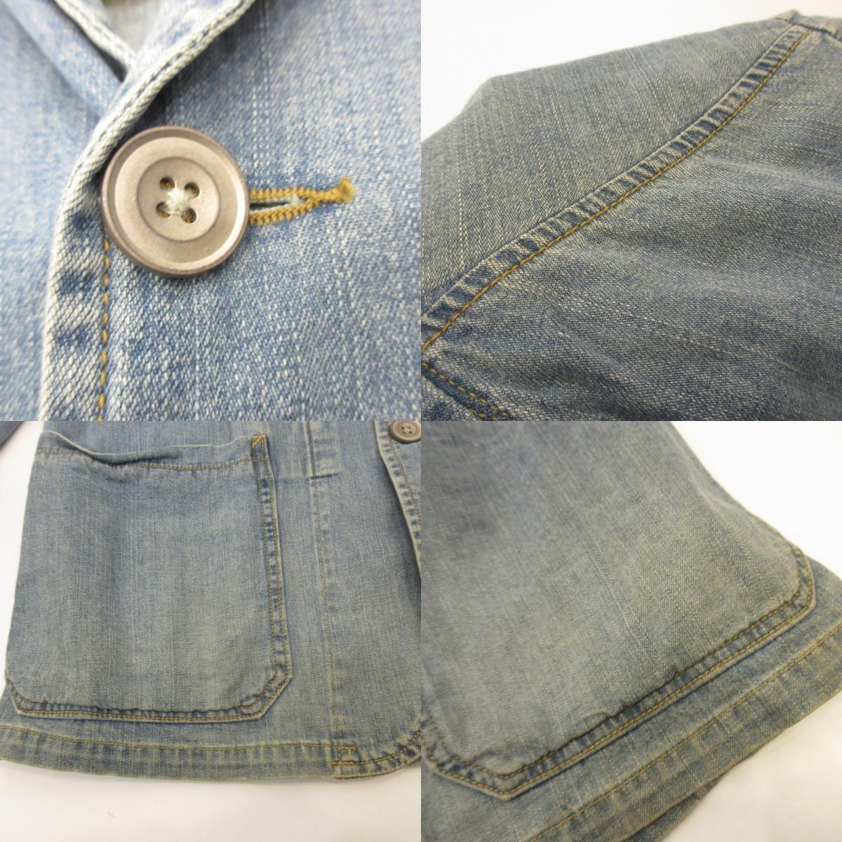 BLUE BLUE | BLUE BLUE Denim Coverall Coverall N-587 Blue Size: L
