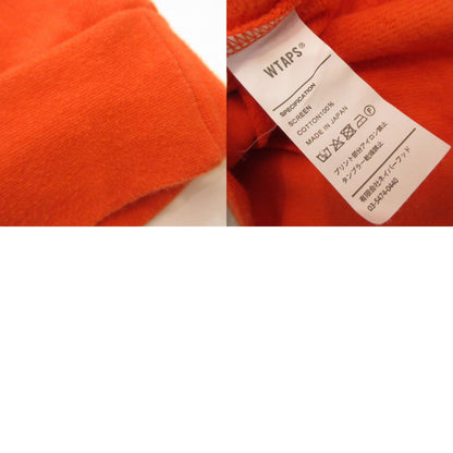 W)TAPS | Double Taps WUT LS HOODED URBAN TERRITORY Hoodie Orange Size: 4