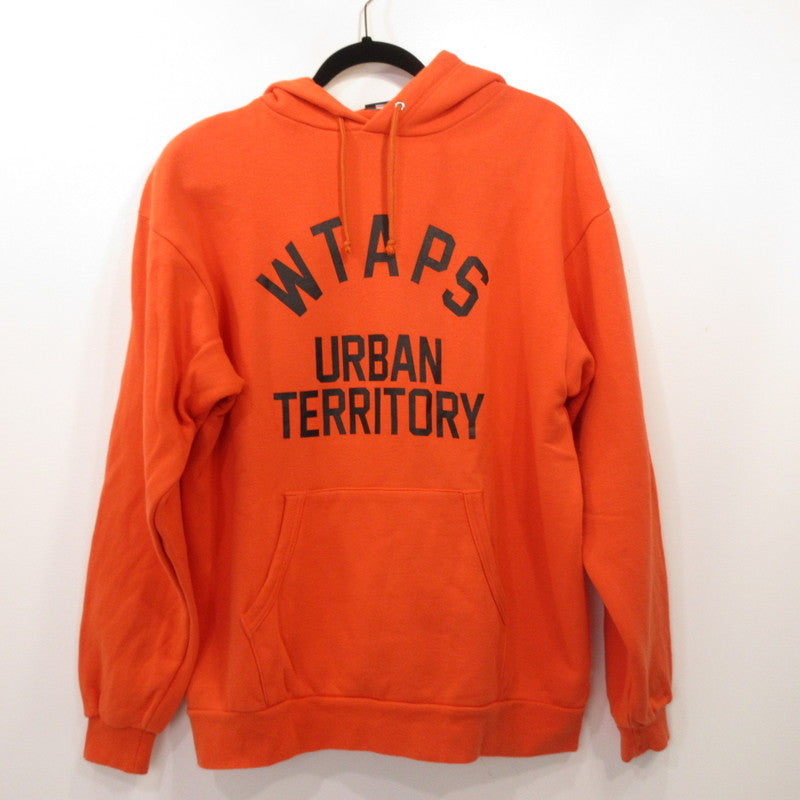 W)TAPS | Double Taps WUT LS HOODED URBAN TERRITORY Hoodie Orange Size: 4