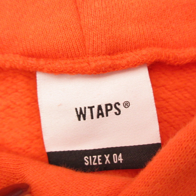 W)TAPS | Double Taps WUT LS HOODED URBAN TERRITORY Hoodie Orange Size: 4