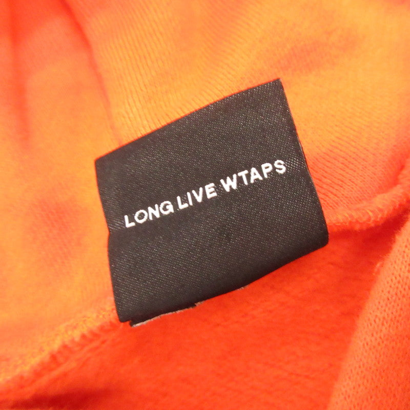 W)TAPS | Double Taps WUT LS HOODED URBAN TERRITORY Hoodie Orange Size: 4