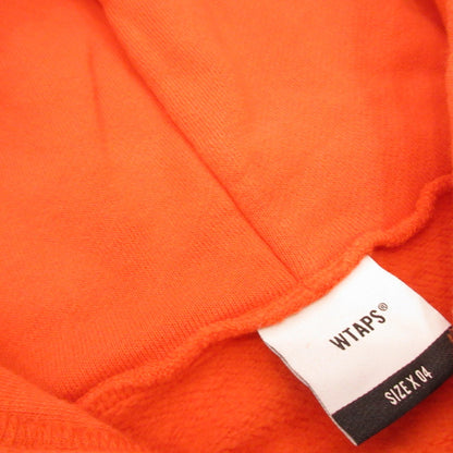W)TAPS | Double Taps WUT LS HOODED URBAN TERRITORY Hoodie Orange Size: 4