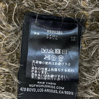 HUF | ハフ OUTRO CARDIGAN カーディガン KN00380 ブラウン サイズ：XL【姫路東店】