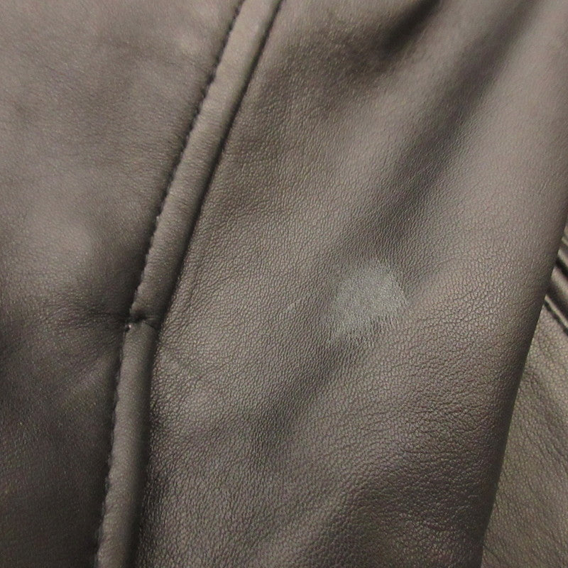 JOURNAL STANDARD | JOURNAL STANDARD Sheep Leather Single Riders Jacket Leather 23-011-600-5660-3-0 Black Size: M