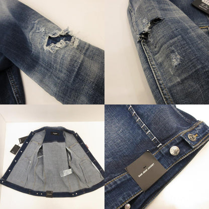 DSQUARED2 | Dsquared2 STAPLED MEDIUM STAPLED CLEAN WASH DAN JEAN JACKET Denim S74AM1356 Blue Size: 46