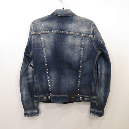 DSQUARED2 | Dsquared2 STAPLED MEDIUM STAPLED CLEAN WASH DAN JEAN JACKET Denim S74AM1356 Blue Size: 46