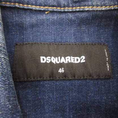 DSQUARED2 | Dsquared2 STAPLED MEDIUM STAPLED CLEAN WASH DAN JEAN JACKET Denim S74AM1356 Blue Size: 46