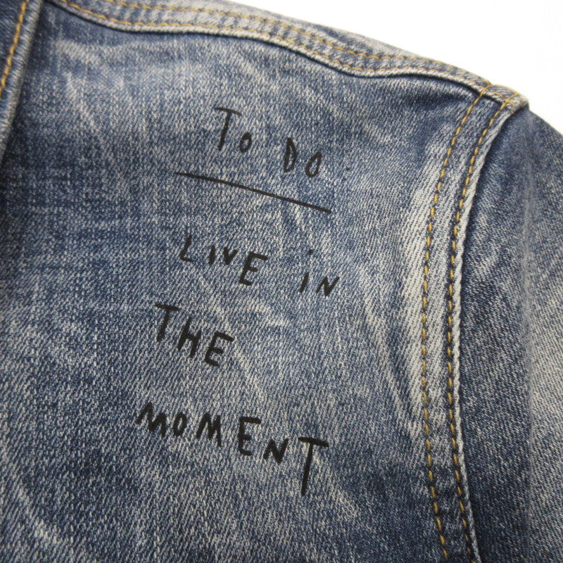 DSQUARED2 | Dsquared2 STAPLED MEDIUM STAPLED CLEAN WASH DAN JEAN JACKET Denim S74AM1356 Blue Size: 46