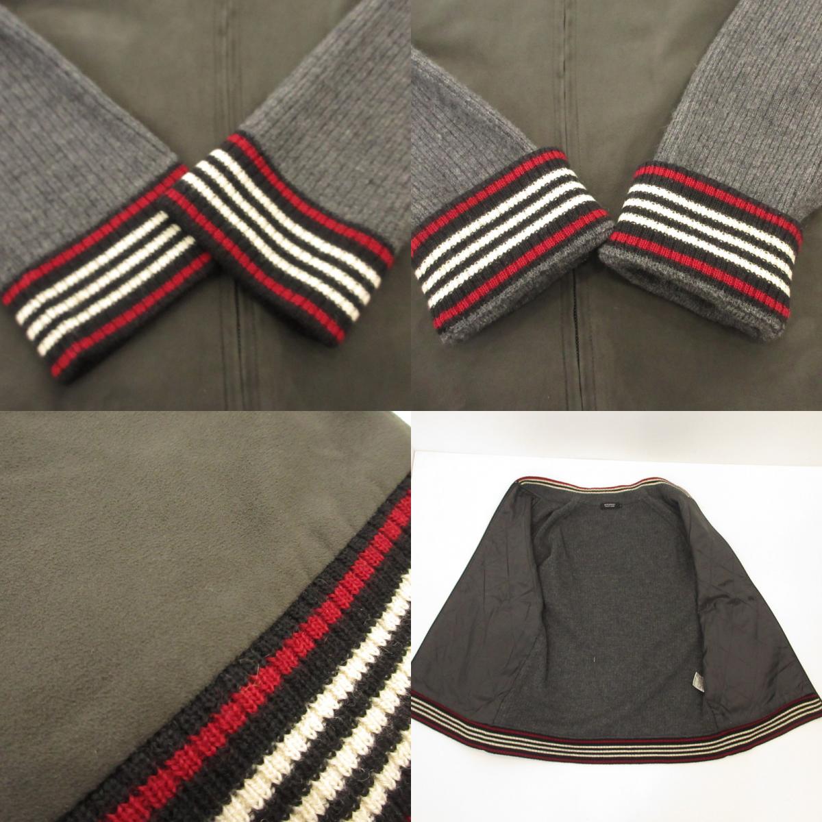 BURBERRY BLACK LABEL | Burberry Black Label Blouson BMT15-715-07 Gray Size: 3