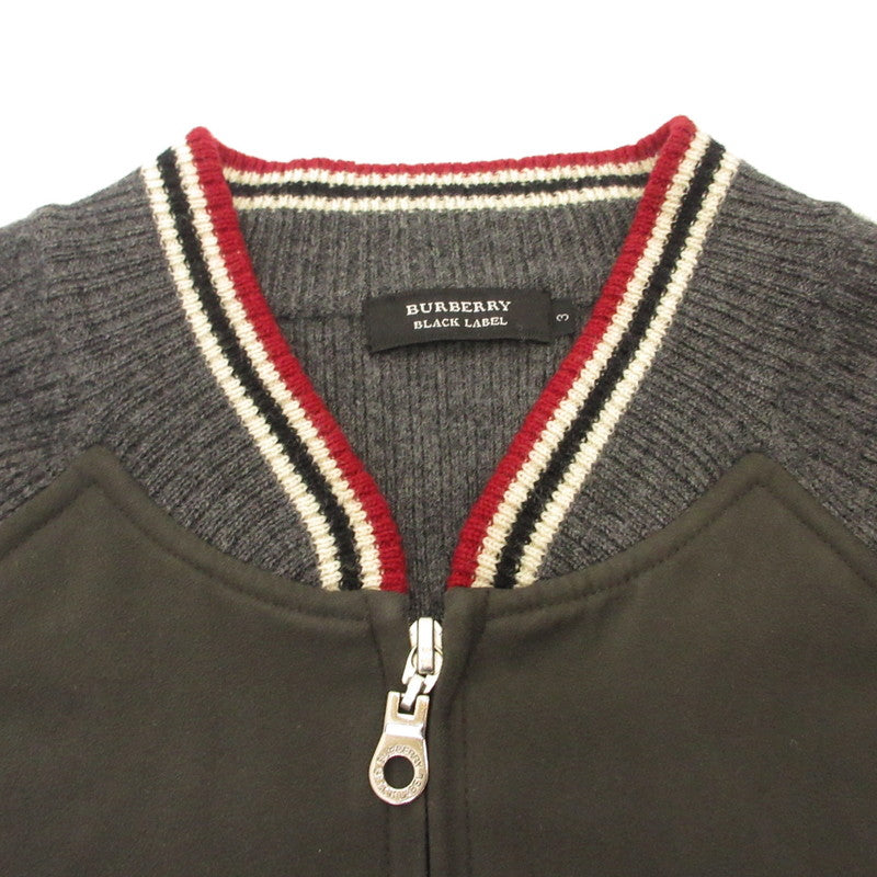 BURBERRY BLACK LABEL | Burberry Black Label Blouson BMT15-715-07 Gray Size: 3