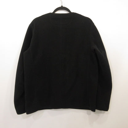 Danton | Danton FLEECE COLLARLESS JACKET Outerwear JD-8939 Black Size: 40