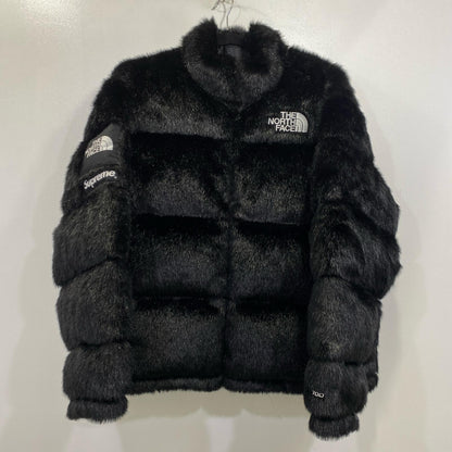 Supreme | シュプリーム Faux Fur Nuptse Jacket Down Jacket ND92001I ×THE NORTH FACE Black Size: M
