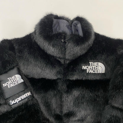 Supreme | シュプリーム Faux Fur Nuptse Jacket Down Jacket ND92001I ×THE NORTH FACE Black Size: M