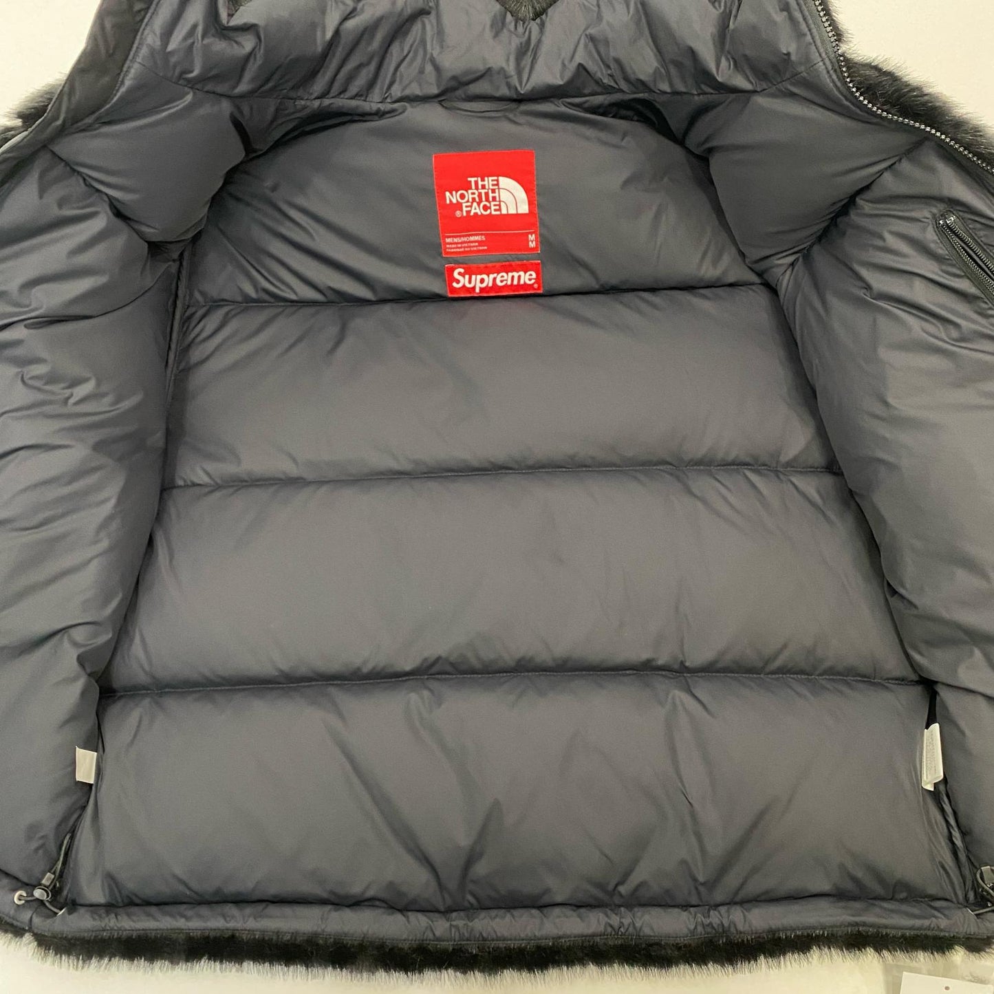 Supreme | シュプリーム Faux Fur Nuptse Jacket Down Jacket ND92001I ×THE NORTH FACE Black Size: M
