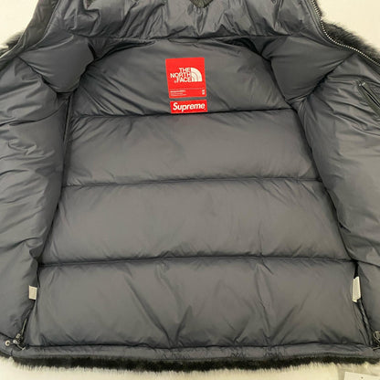 Supreme | シュプリーム Faux Fur Nuptse Jacket Down Jacket ND92001I ×THE NORTH FACE Black Size: M