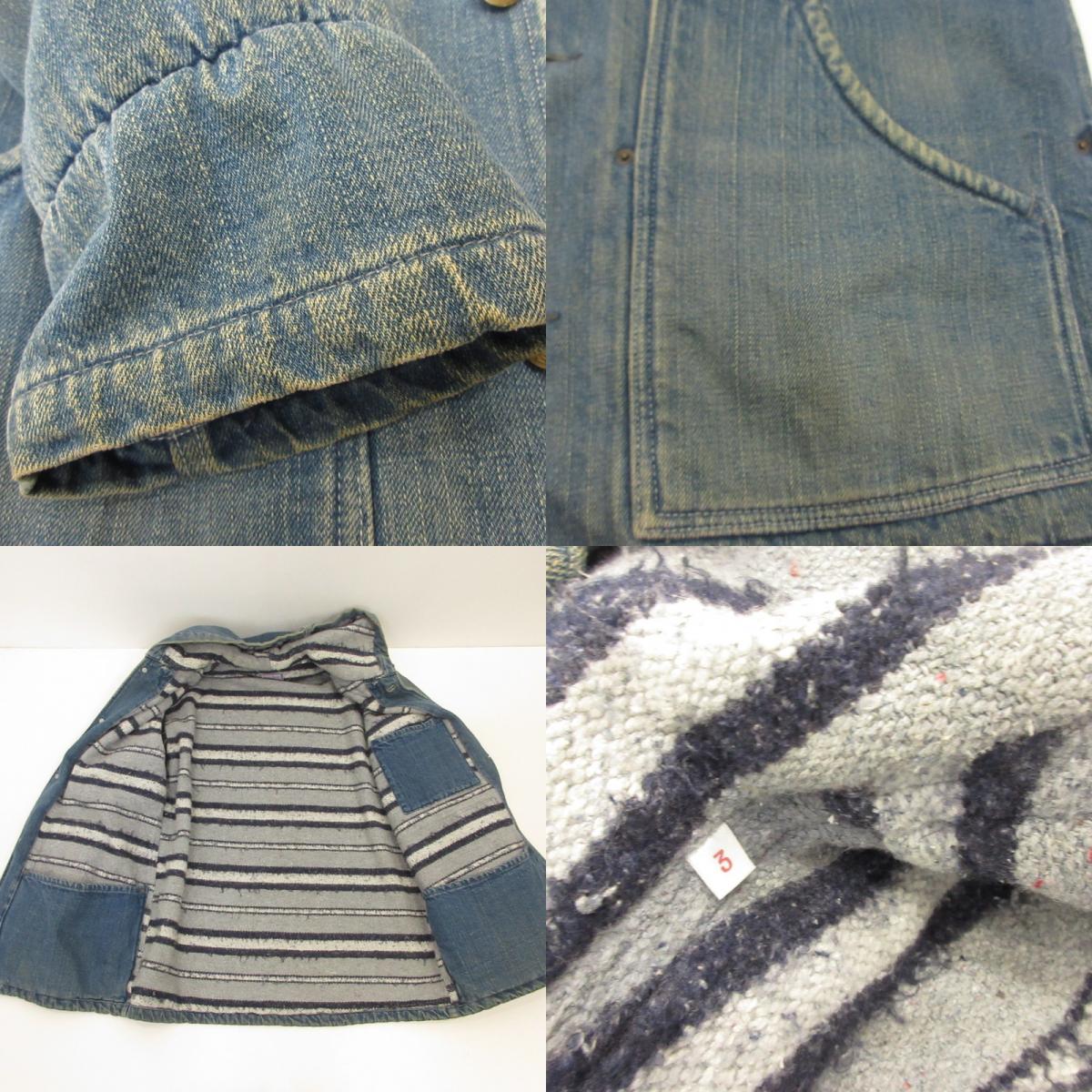 BLUE BLUE | Blue Blue Denim Jacket Hoodie Denim Blue Size: 3