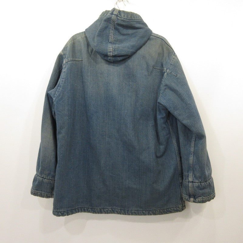 BLUE BLUE | Blue Blue Denim Jacket Hoodie Denim Blue Size: 3
