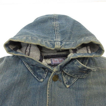 BLUE BLUE | Blue Blue Denim Jacket Hoodie Denim Blue Size: 3
