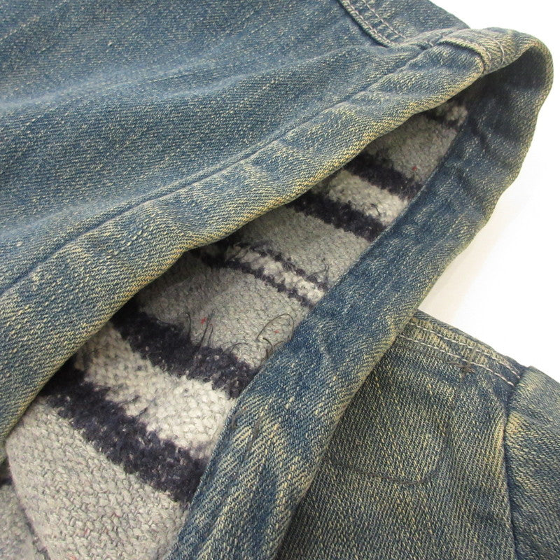 BLUE BLUE | Blue Blue Denim Jacket Hoodie Denim Blue Size: 3