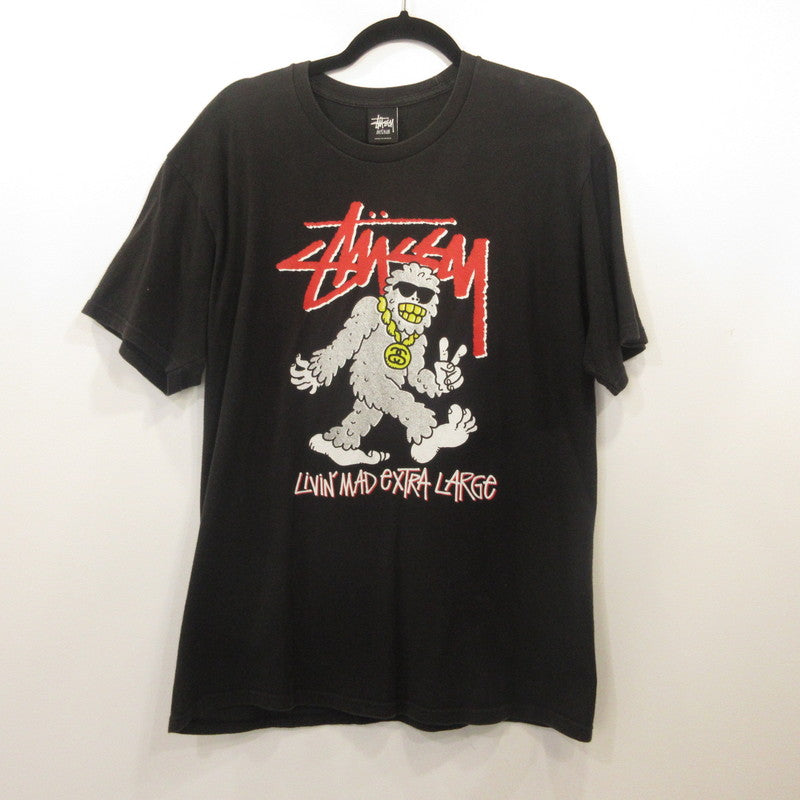 STUSSY | ステューシー livin mad extra large 半袖Ｔシャツ ブラック サイズ：M