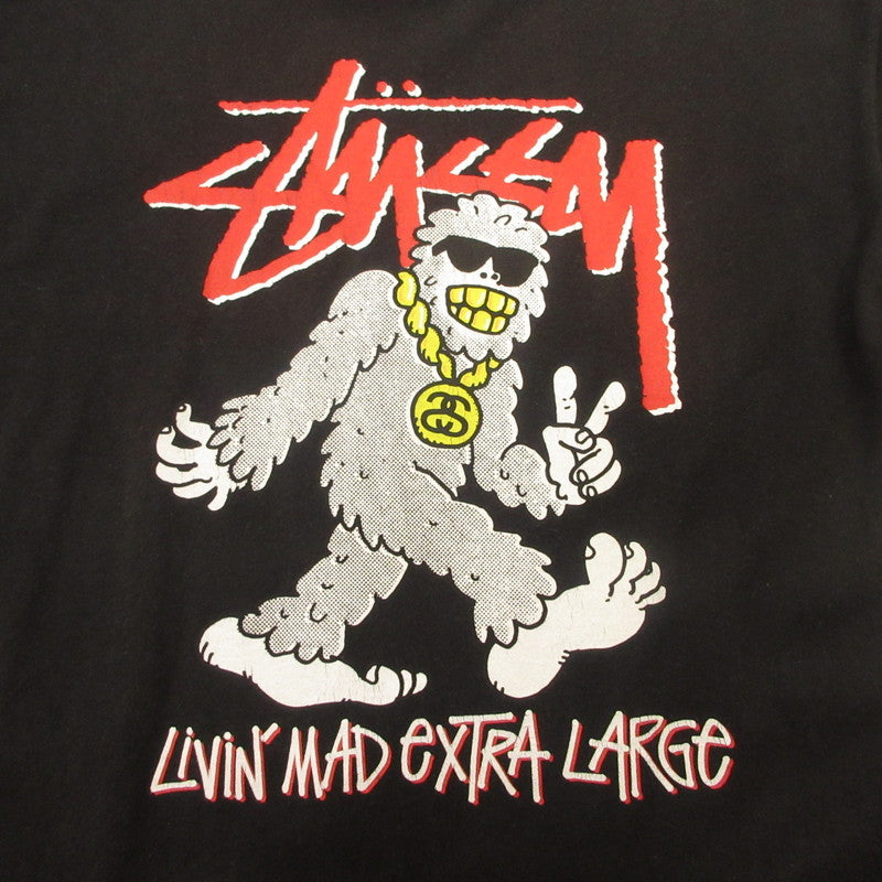 STUSSY | ステューシー livin mad extra large 半袖Ｔシャツ ブラック サイズ：M