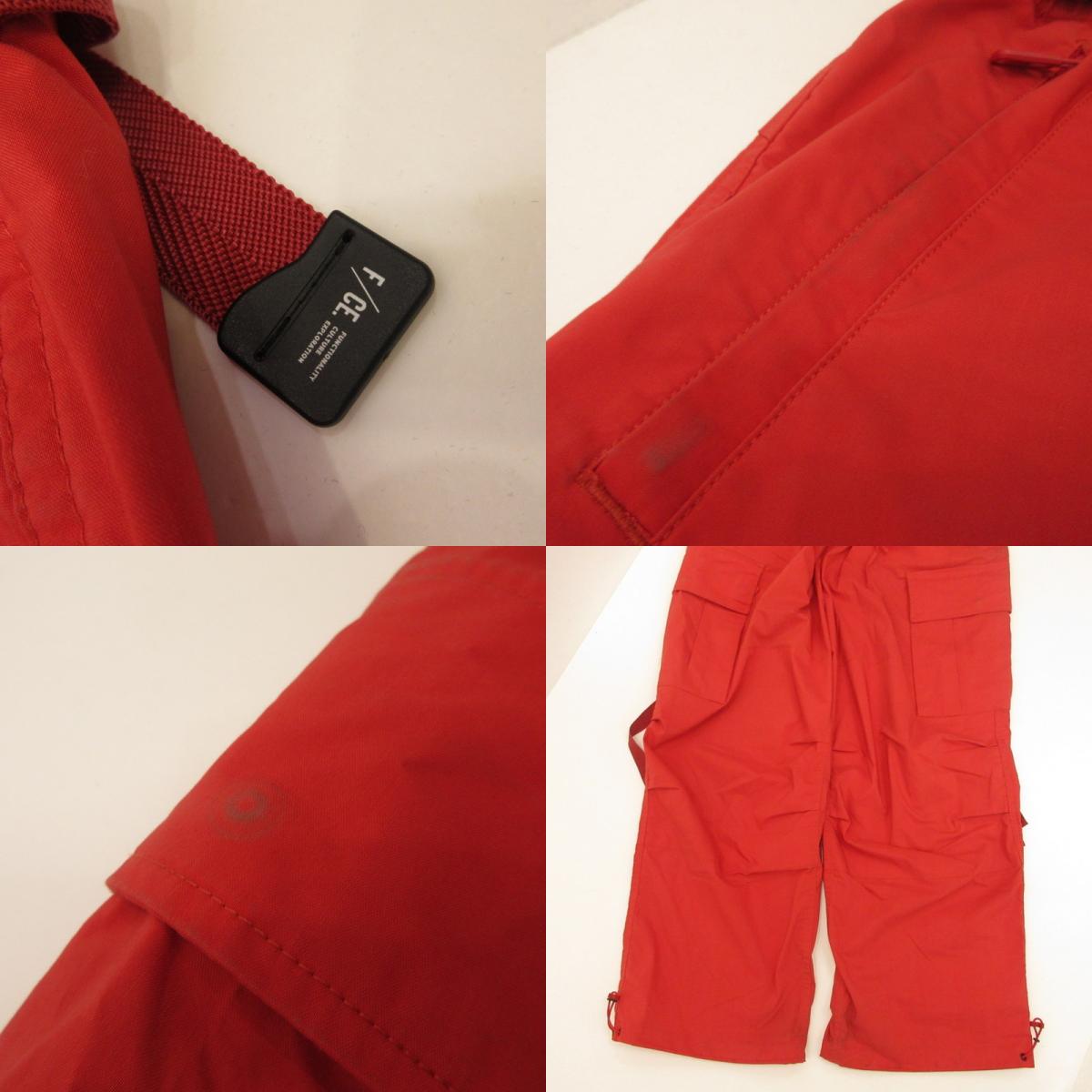 F/CE. | SOLOTEX PIGMENT-DYE TECH CARGO Cargo Pants FPU03231U0001 Red Size: M