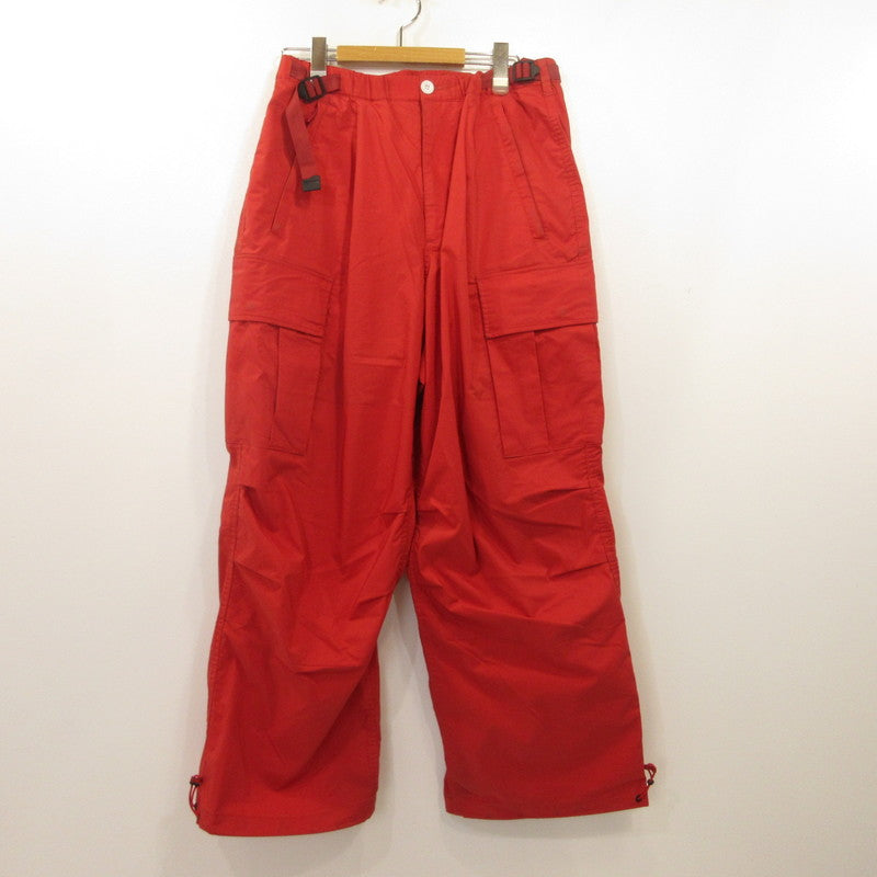 F/CE. | SOLOTEX PIGMENT-DYE TECH CARGO Cargo Pants FPU03231U0001 Red Size: M
