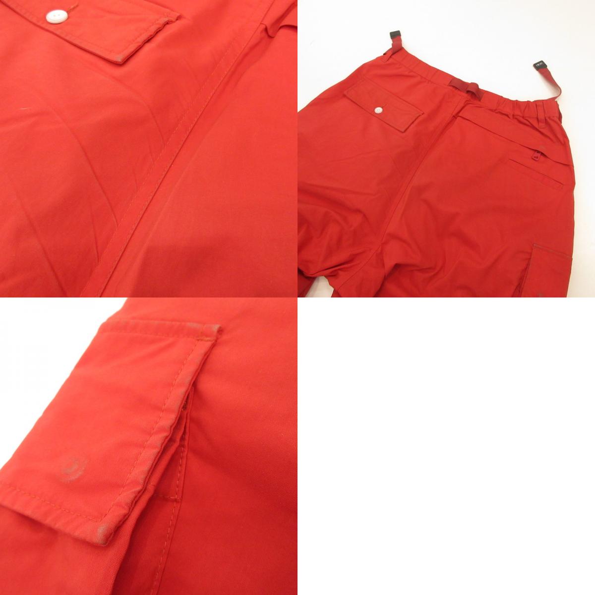 F/CE. | SOLOTEX PIGMENT-DYE TECH CARGO Cargo Pants FPU03231U0001 Red Size: M
