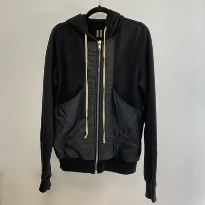 Rick Owens | Rick Owens DRKSHDW panelled drawstring hoodie DU20F1279-FND 2020A/W Black Size: S