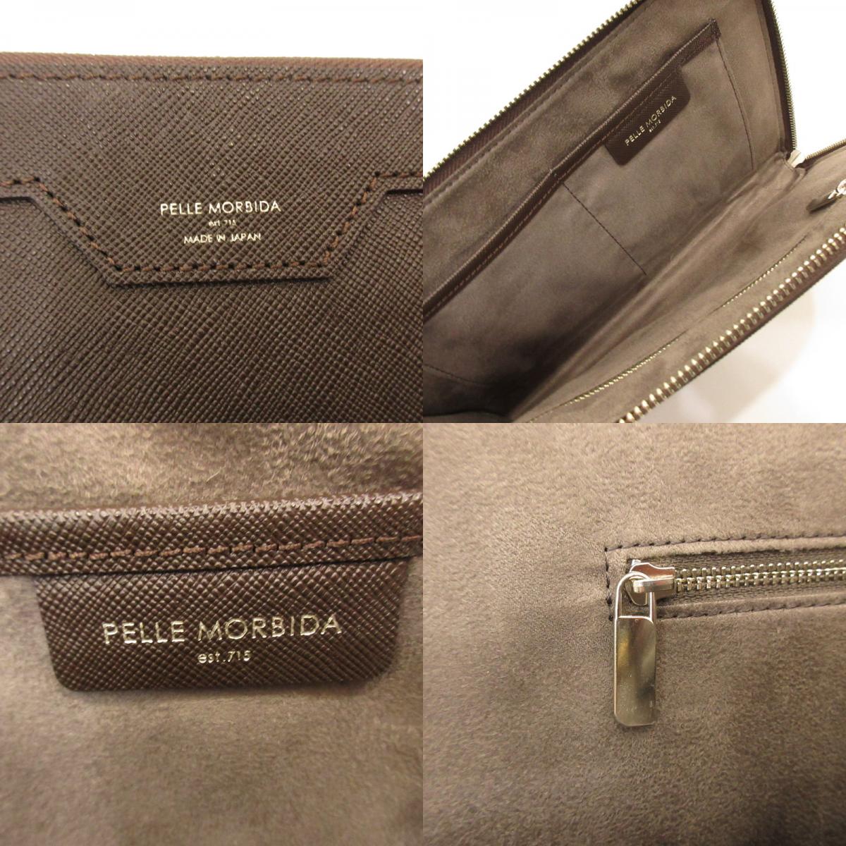 PELLE MORBIDA | Pelle Morbida Capitano Clutch Bag Brown