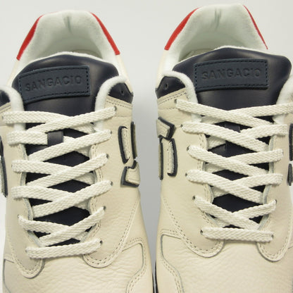 Sangacio | Sangacio "Nyuz" Tricolor 10th Anniversary Model Sneakers White 27.5cm