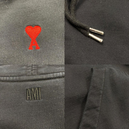 AMI | Ami de Coeur Hoodie BFHJ008.730 Black Size: S