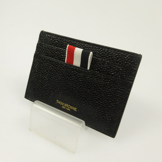 THOM BROWNE. | トムブラウン SINGLE CARD HOLDER パスケース MAW020L-00198 ブラック