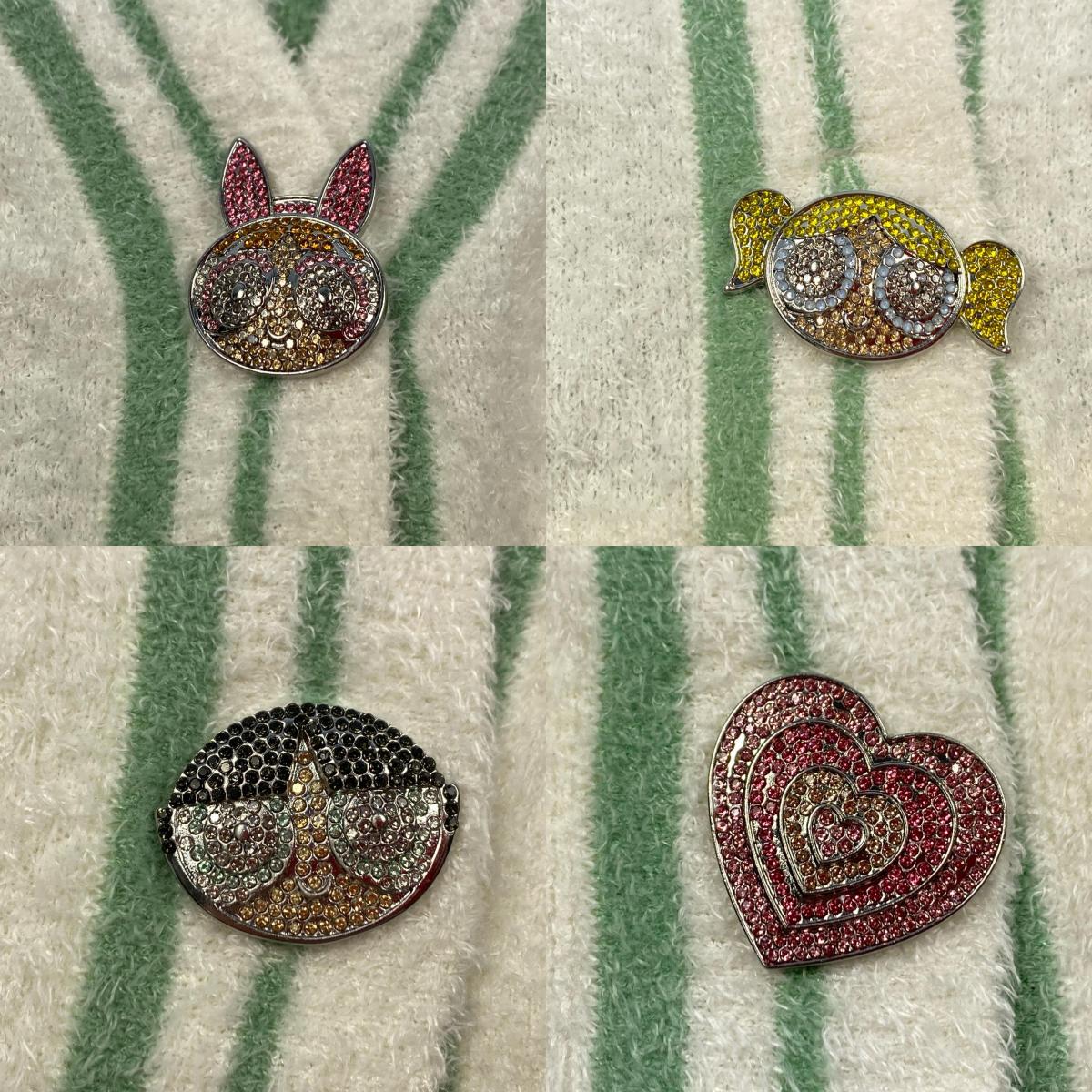 snidel | スナイデル Powerpuff Girls ニットカーデ カーディガン SHNT251099 ベージュ【姫路東店】