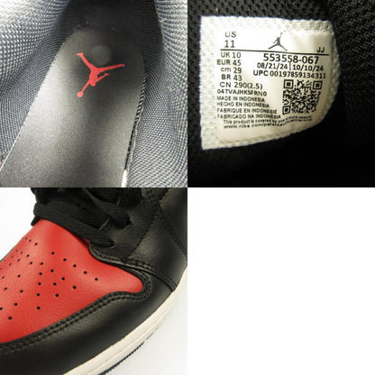 NIKE | Nike AIR JORDAN 1 LOW BRED Sneakers 553558-067 Red 29cm