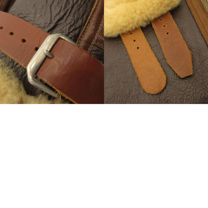 THE REAL McCOY'S | The Real McCoys WAR ART COLLECTION B-3 Leather × Leiji Matsumoto Brown Size: L