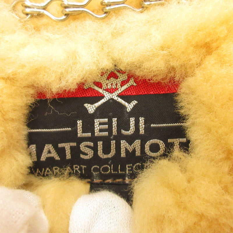 THE REAL McCOY'S | The Real McCoys WAR ART COLLECTION B-3 Leather × Leiji Matsumoto Brown Size: L