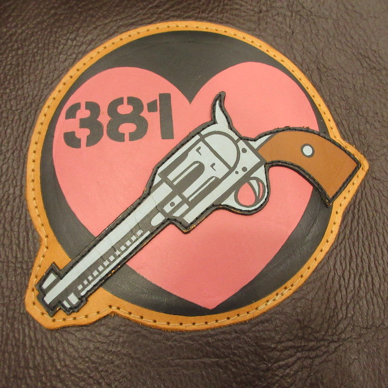 THE REAL McCOY'S | The Real McCoys WAR ART COLLECTION B-3 Leather × Leiji Matsumoto Brown Size: L