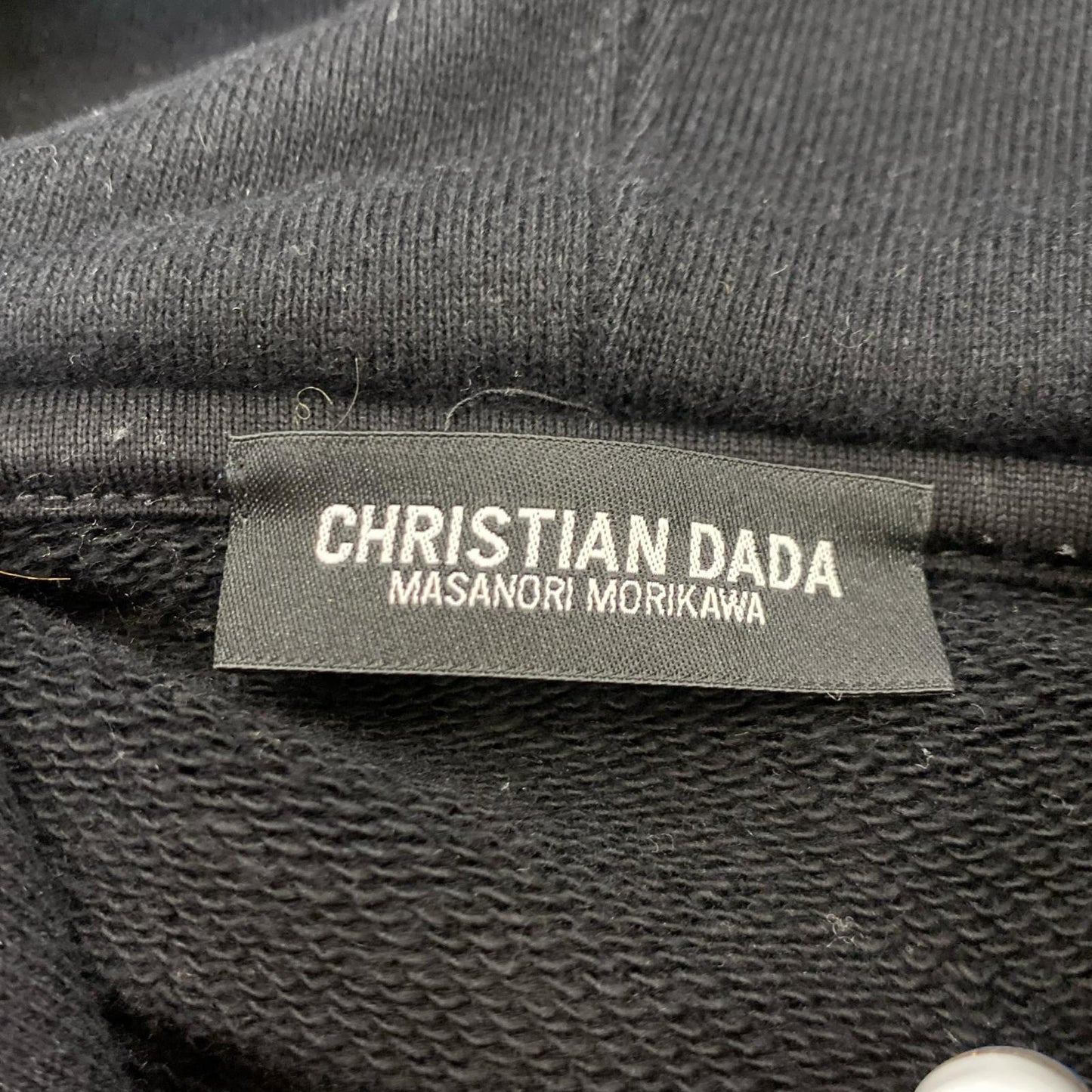 CHRISTIAN DADA | クリスチャンダダ DADA ロゴエンブロイダリーフーディー パーカー CDM-19W-0401A ブラック サイズ：44【姫路東店】