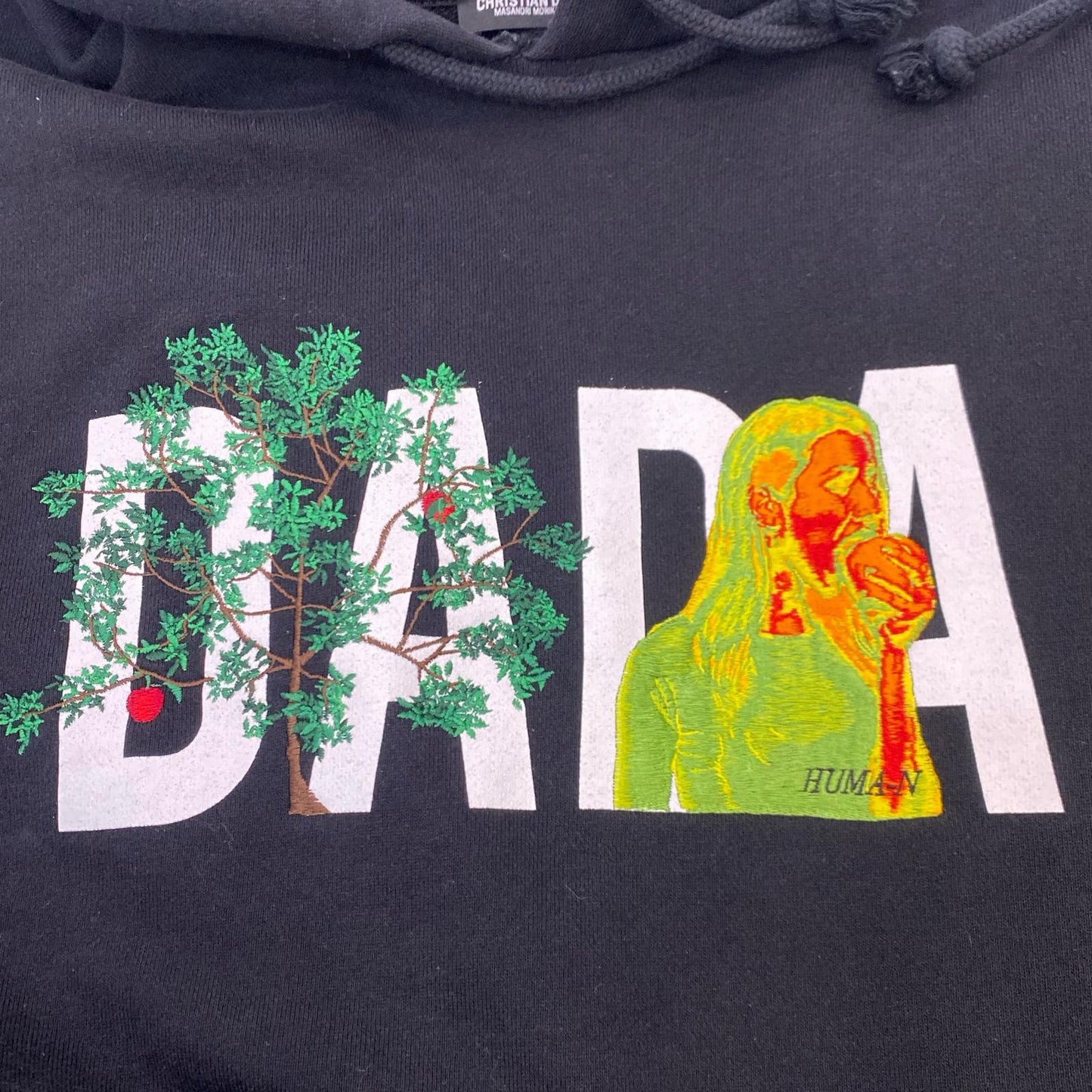 CHRISTIAN DADA | クリスチャンダダ DADA ロゴエンブロイダリーフーディー パーカー CDM-19W-0401A ブラック サイズ：44【姫路東店】