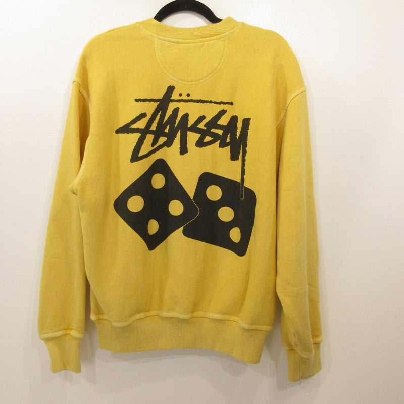 STUSSY | ステューシー DICE CREW PIGMENT DYED スウェット 1915077 イエロー サイズ：M